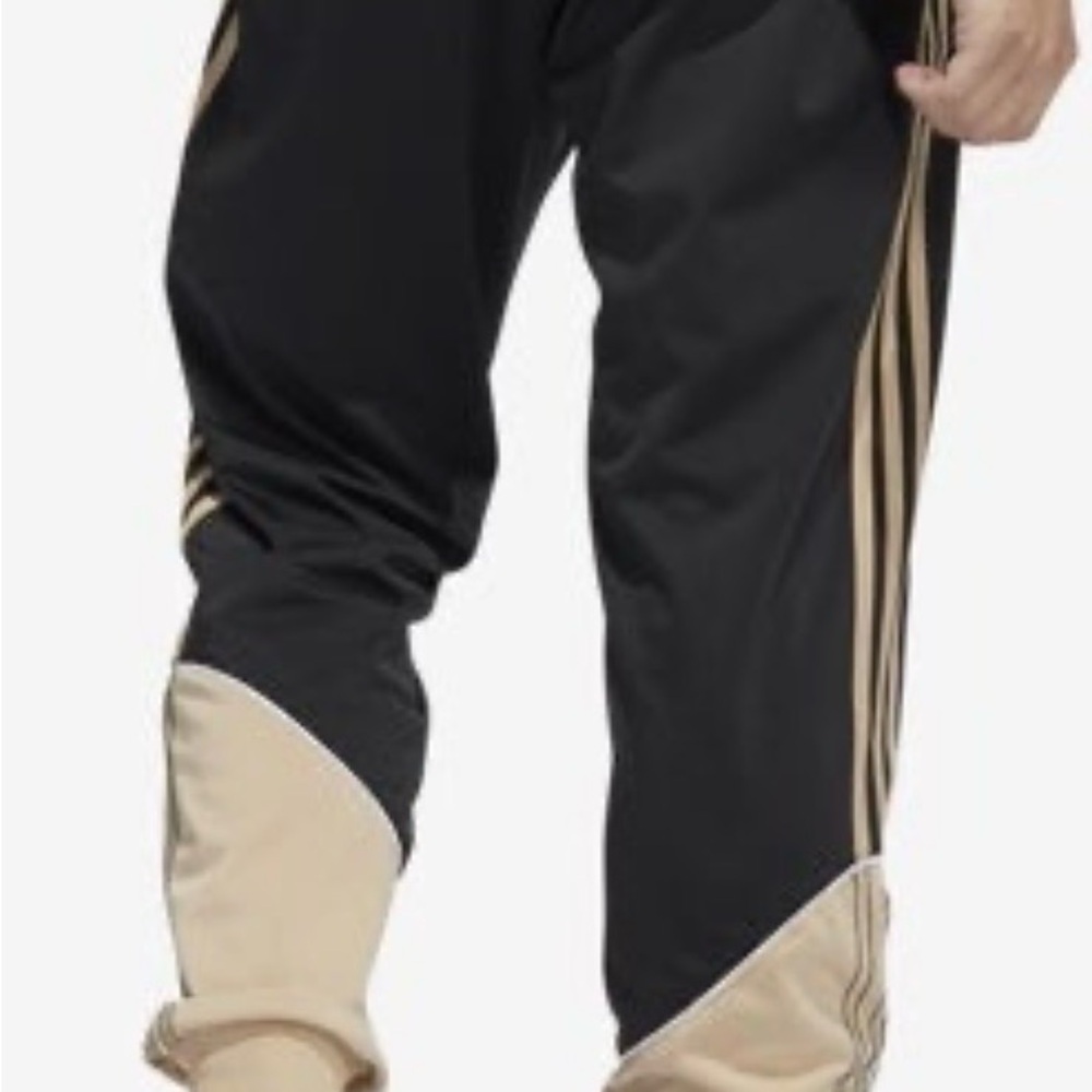 Adidas Black and Gold Superstar Pants